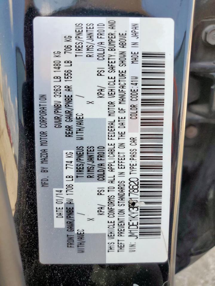 2014 Mazda Mazda2 Sport VIN: JM1DE1KY3E0178620 Lot: 70230095