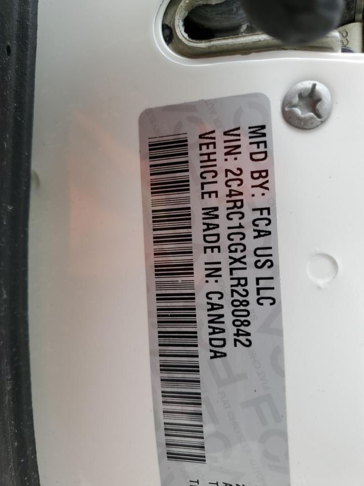 2020 Chrysler Voyager Lx VIN: 2C4RC1CGXLR280842 Lot: 68777195