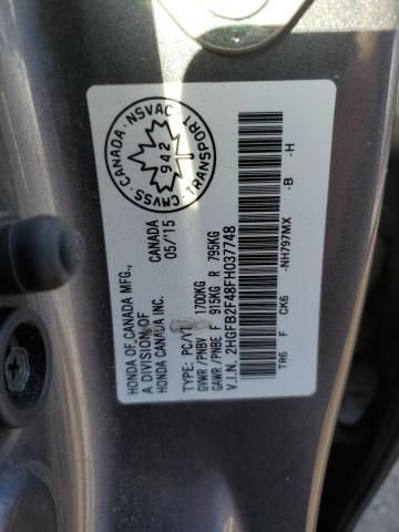 2015 HONDA CIVIC LX  