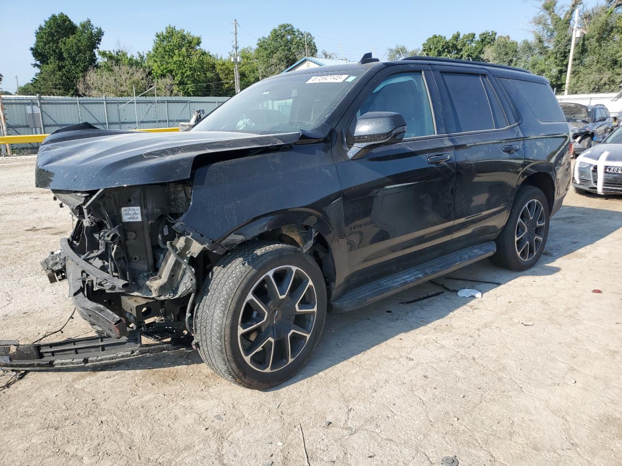 2022 Chevrolet Tahoe K1500 Rst black null gas 1GNSKRKD0NR100083 photo #1