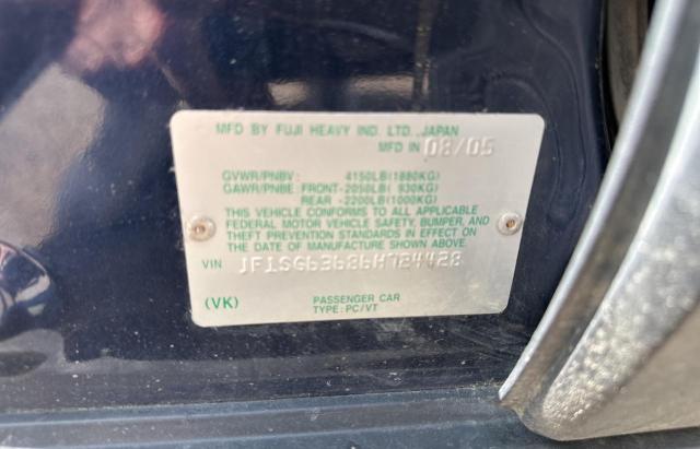 2006 SUBARU FORESTER 2.5X  