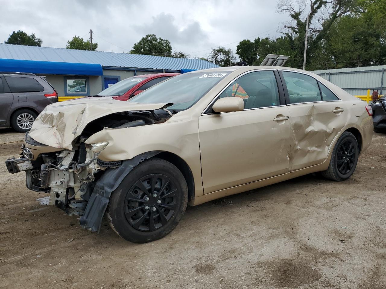 2011 Toyota Camry Base beige null gasoline 4T1BF3EK1BU601802 photo #1