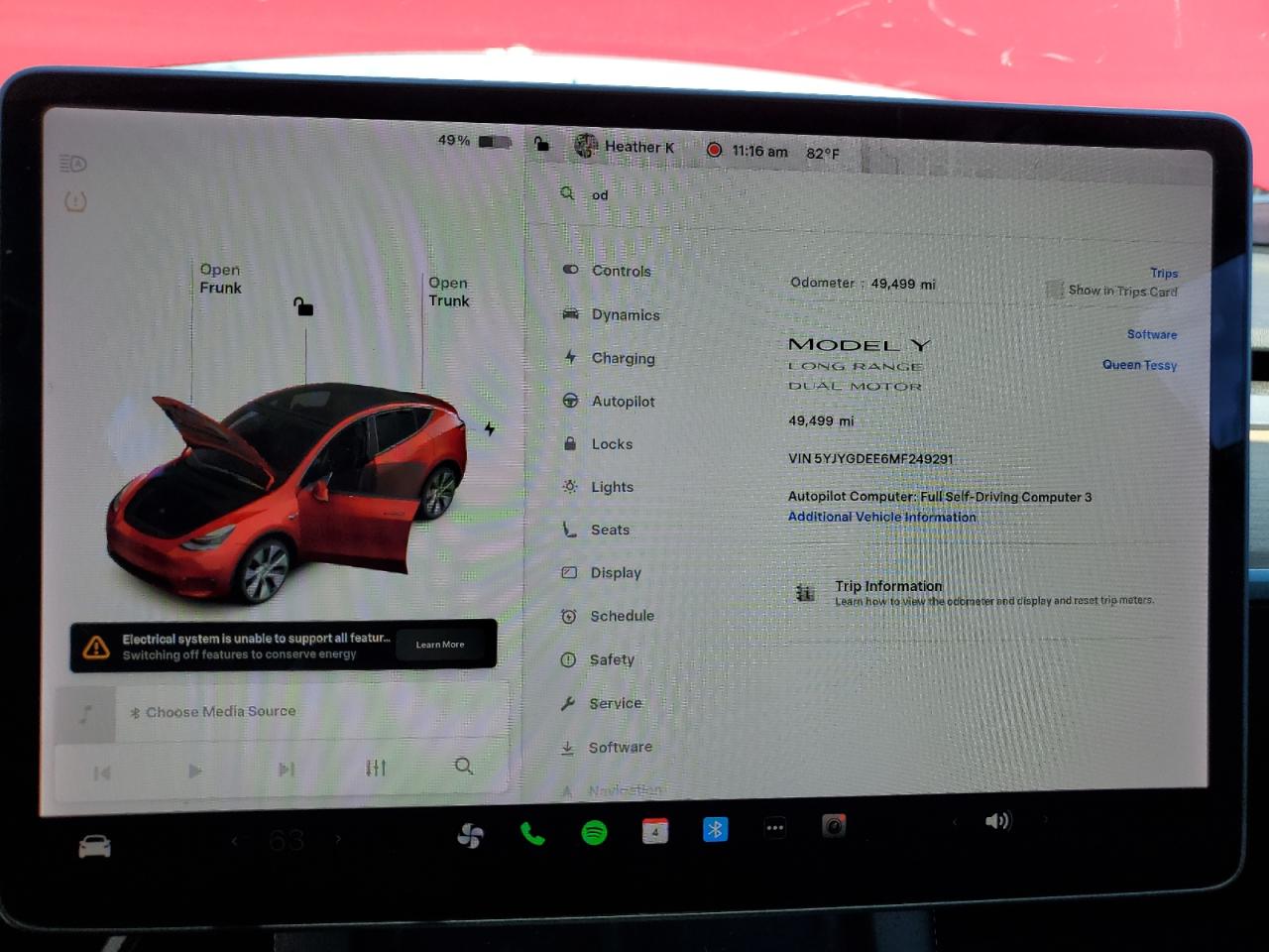 5YJYGDEE6MF249291 2021 Tesla Model Y