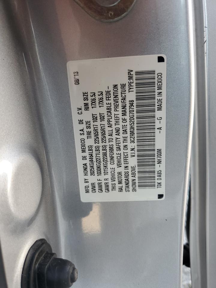 2013 Honda Cr-V Ex VIN: 3CZRM3H52DG707948 Lot: 69776545