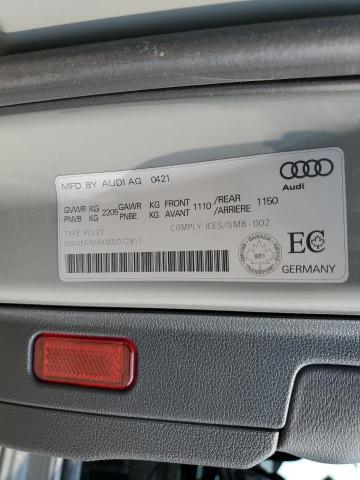 2021 AUDI A4 PREMIUM PLUS 45  