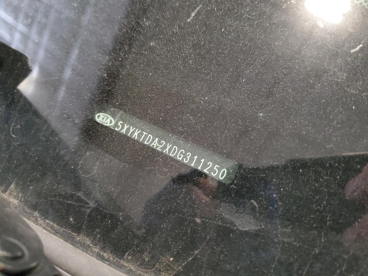 2013 Kia Sorento Lx VIN: 5XYKTDA2XDG311250 Lot: 66719895