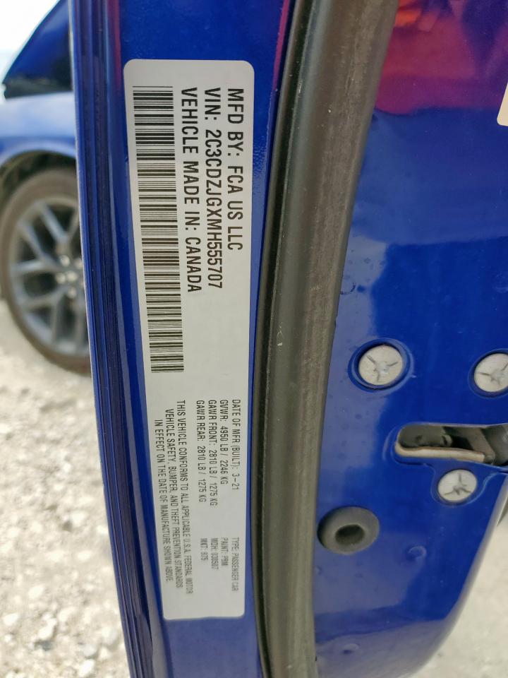 2021 Dodge Challenger Gt VIN: 2C3CDZJGXMH555707 Lot: 67687085