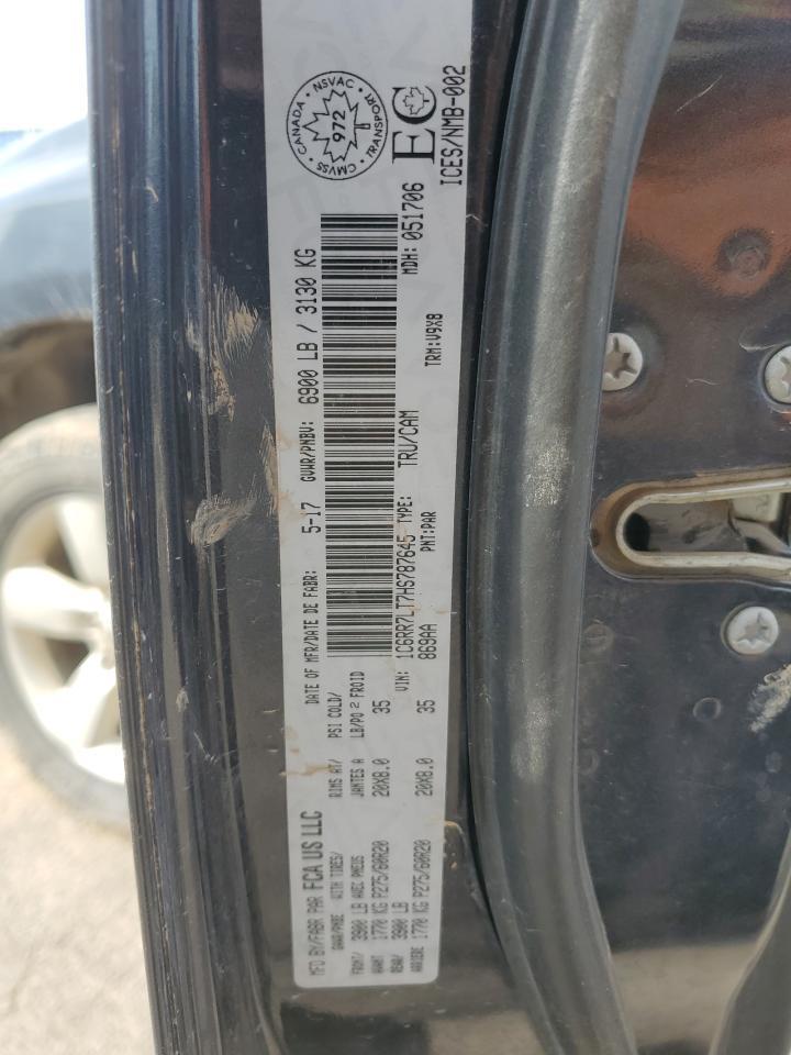 2017 Ram 1500 Slt VIN: 1C6RR7LT7HS787645 Lot: 69039825