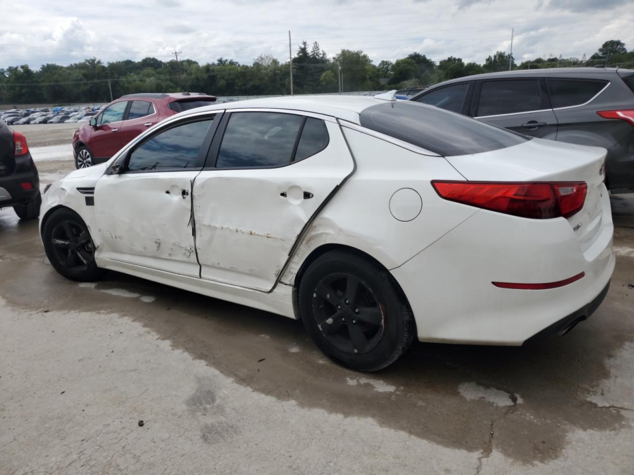2015 Kia Optima Lx white null gas KNAGM4A70F5643060 photo #3