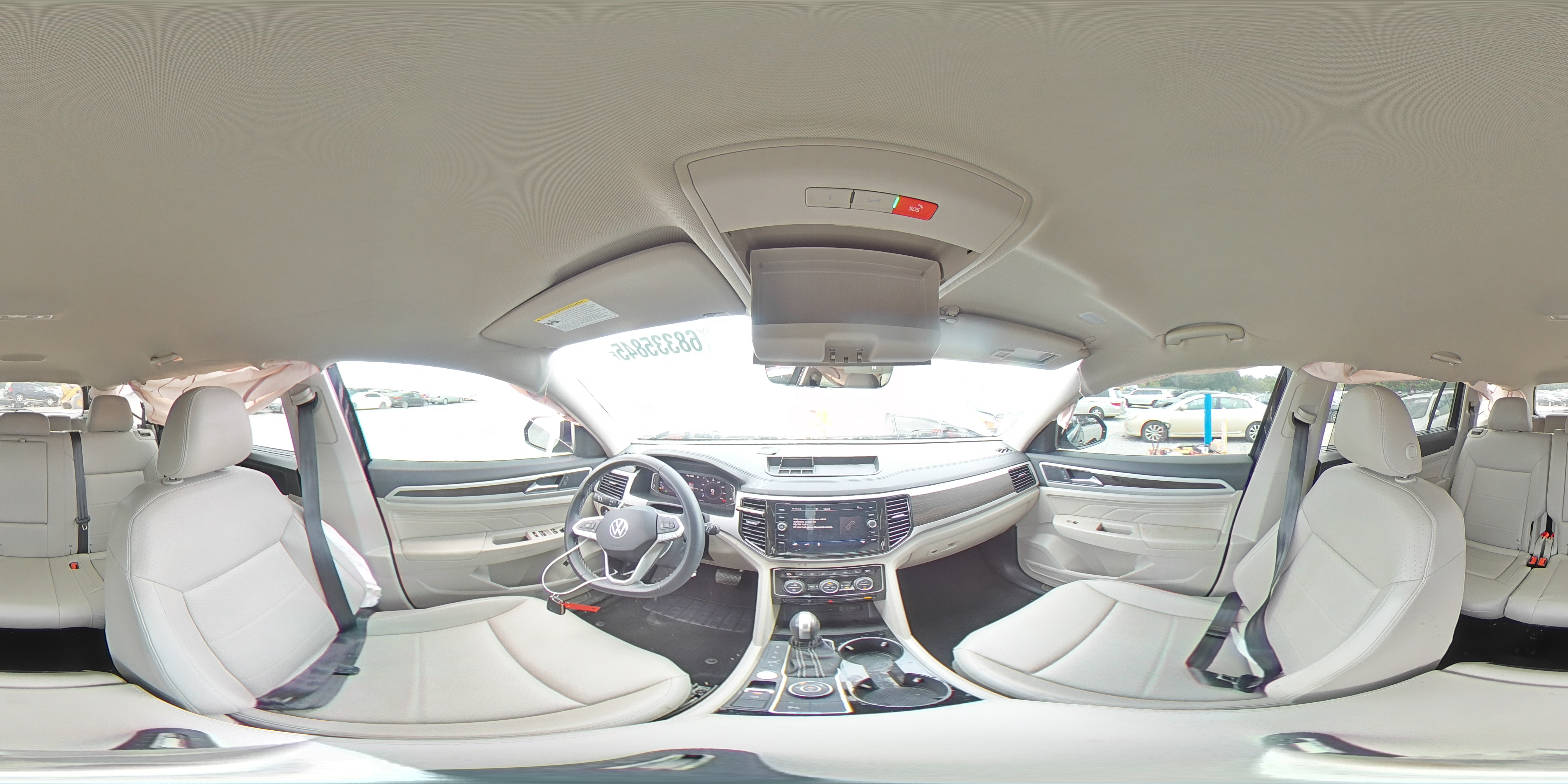 2023 Volkswagen Atlas Se VIN: 1V2HR2CA9PC521654 Lot: 68335845