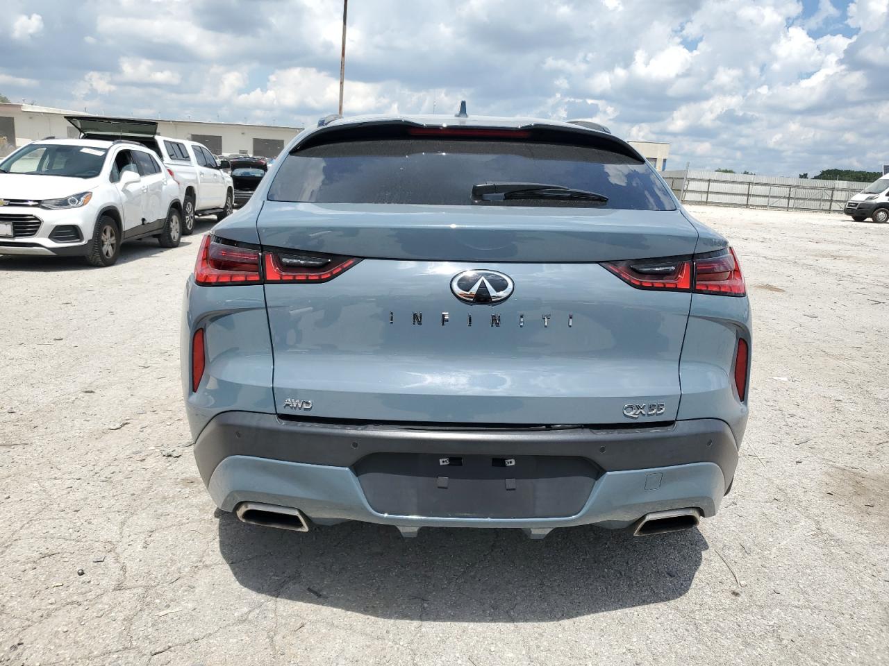 2022 Infiniti Qx55 Luxe VIN: 3PCAJ5J34NF110923 Lot: 67604085
