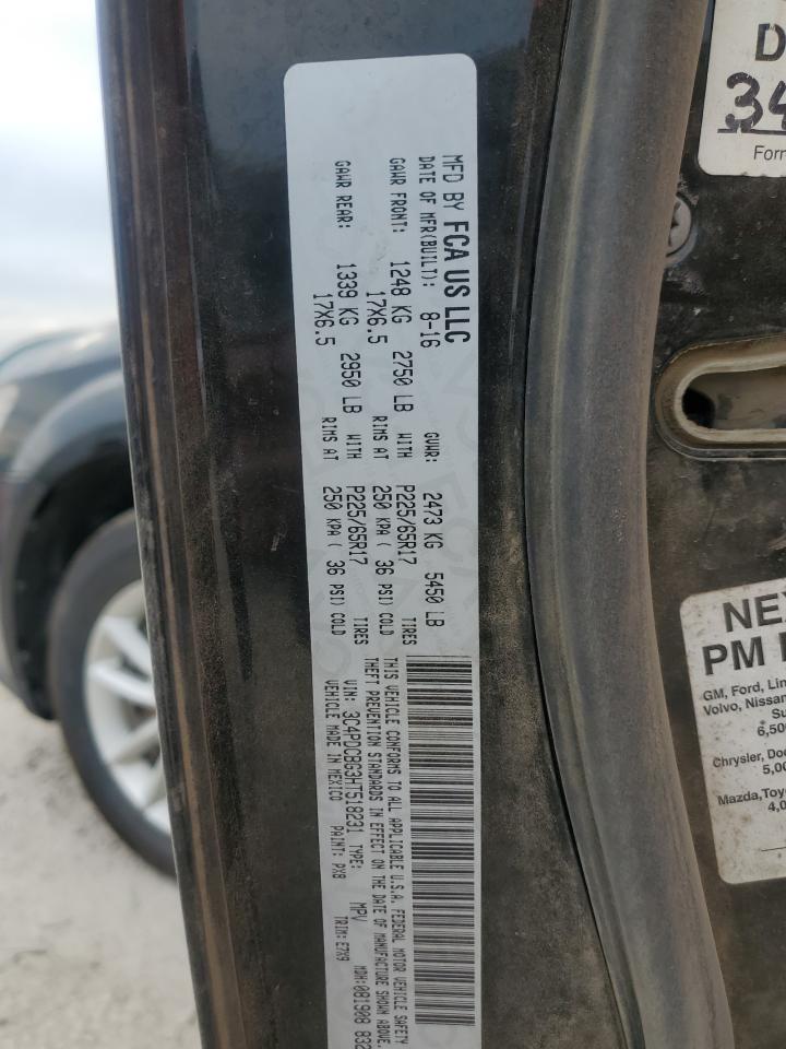 2017 Dodge Journey Sxt VIN: 3C4PDCBG3HT518231 Lot: 70215585