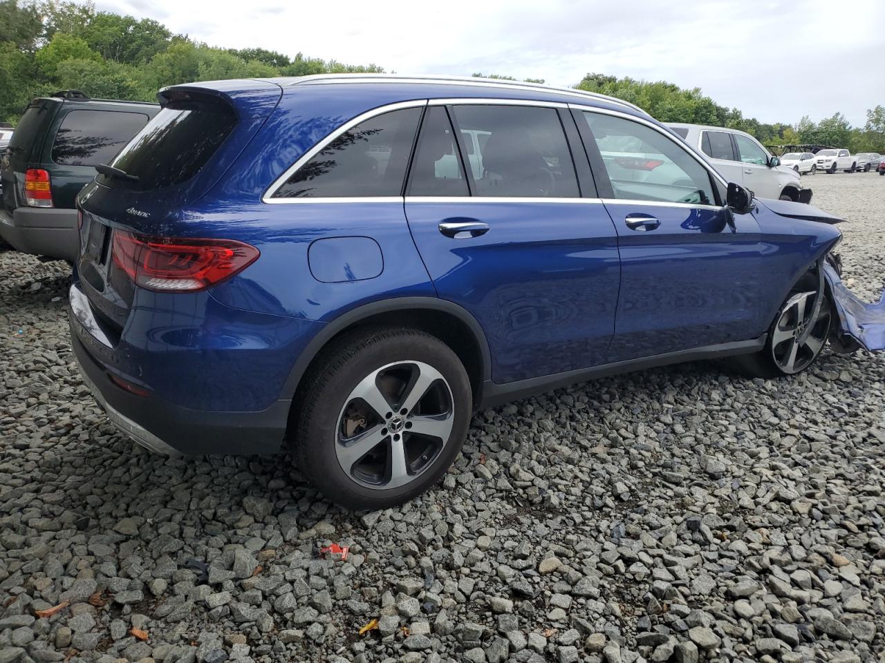 2020 Mercedes-Benz Glc 300 4Matic blue null gas WDC0G8EB5LF730695 photo #4