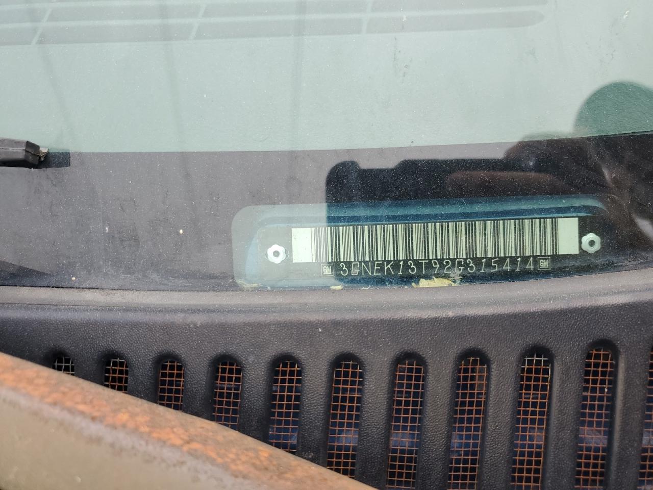 2002 Chevrolet Avalanche K1500 VIN: 3GNEK13T92G315414 Lot: 69422245