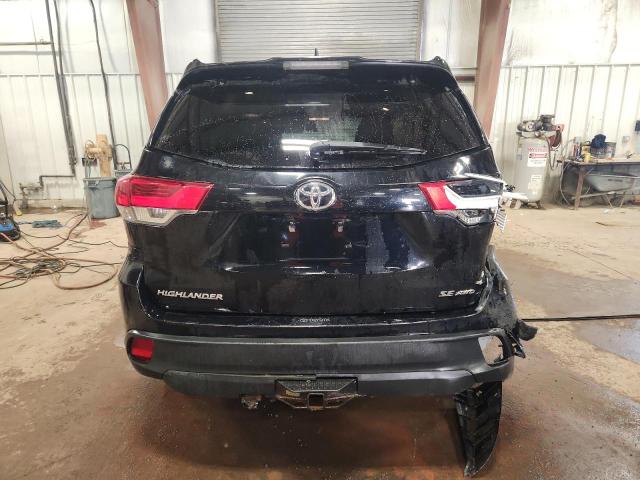  TOYOTA HIGHLANDER 2017 Черный
