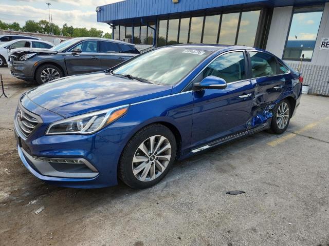  HYUNDAI SONATA 2017 Синий