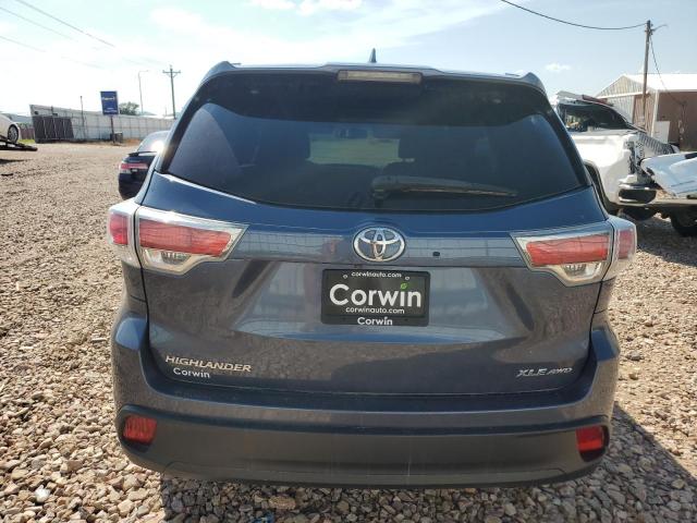  TOYOTA HIGHLANDER 2014 Blue