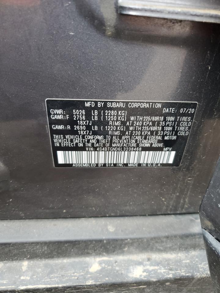 2020 Subaru Outback Limited Xt VIN: 4S4BTGND6L3238468 Lot: 69616185