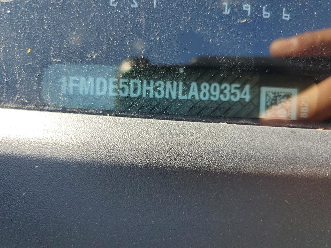 2022 Ford Bronco Base VIN: 1FMDE5DH3NLA89354 Lot: 69290535