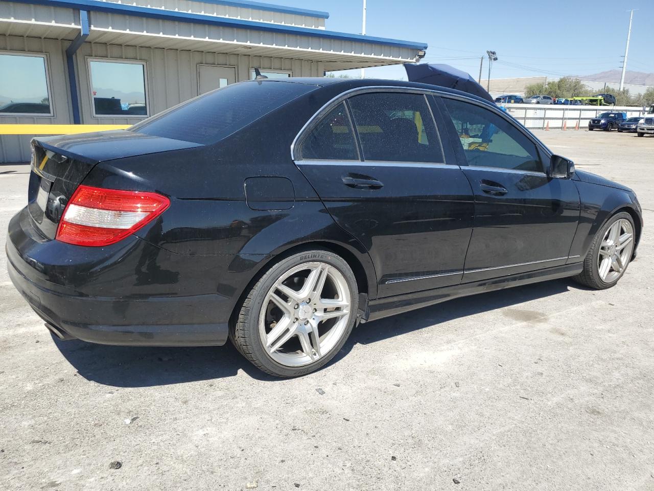 2010 Mercedes-Benz C 300 black sedan gas WDDGF5EB5AF369316 photo #4