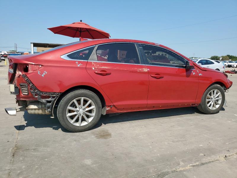  HYUNDAI SONATA 2018 Красный