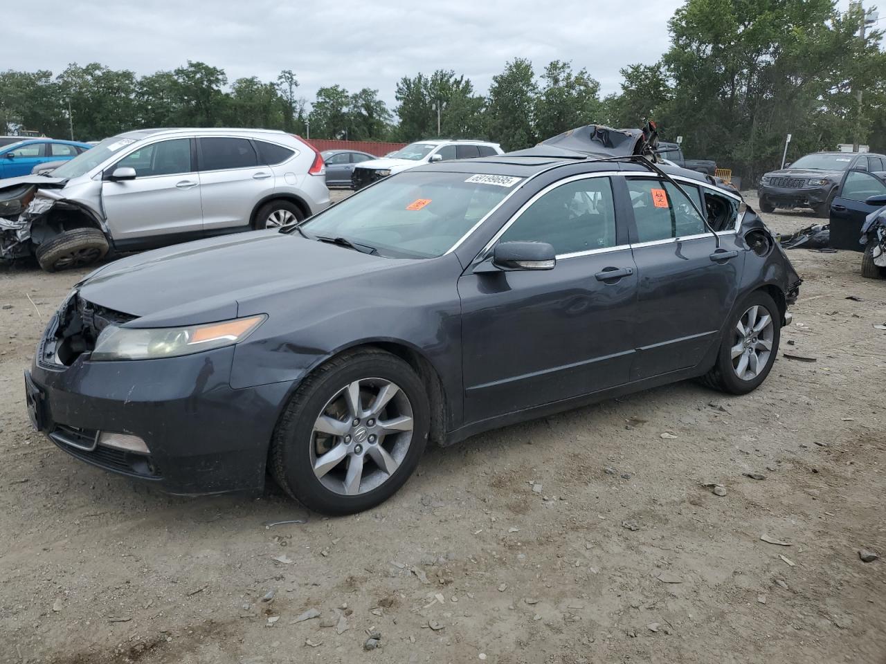 2012 Acura Tl grey null gas 19UUA8F27CA002625 photo #1
