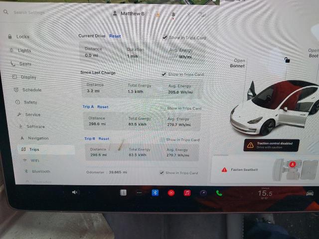 2021 TESLA MODEL 3 STANDARD RANGE + 