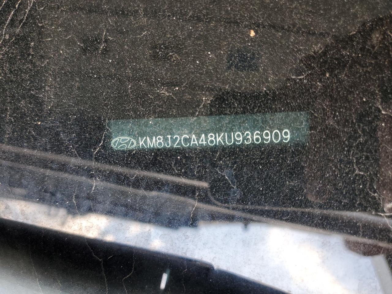 2019 Hyundai Tucson Se VIN: KM8J2CA48KU936909 Lot: 69381605