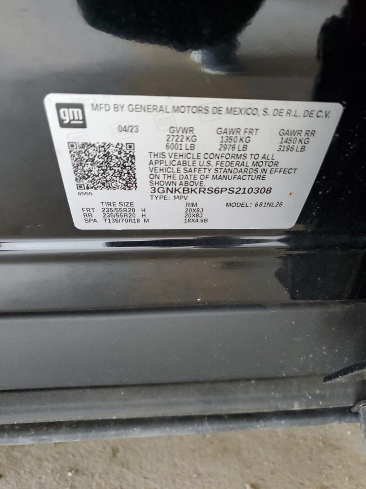 2023 Chevrolet Blazer Rs VIN: 3GNKBKRS6PS210308 Lot: 69443145