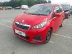 2015 PEUGEOT 108 ACTIVE for sale at Copart SANDTOFT
