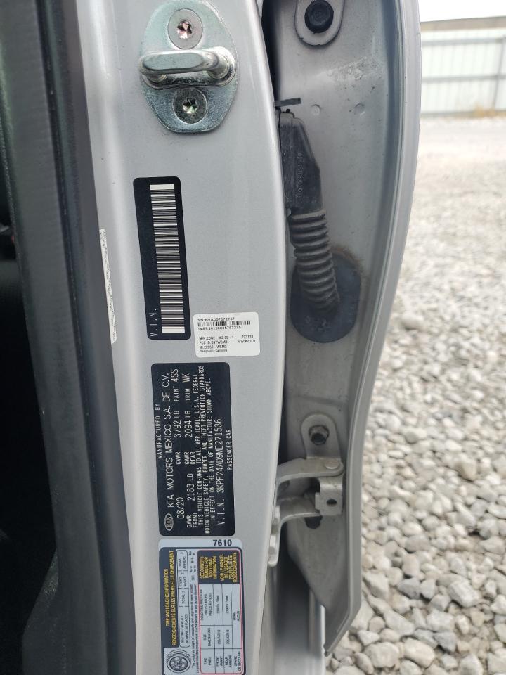 2021 Kia Forte Fe VIN: 3KPF24AD9ME271536 Lot: 70511735