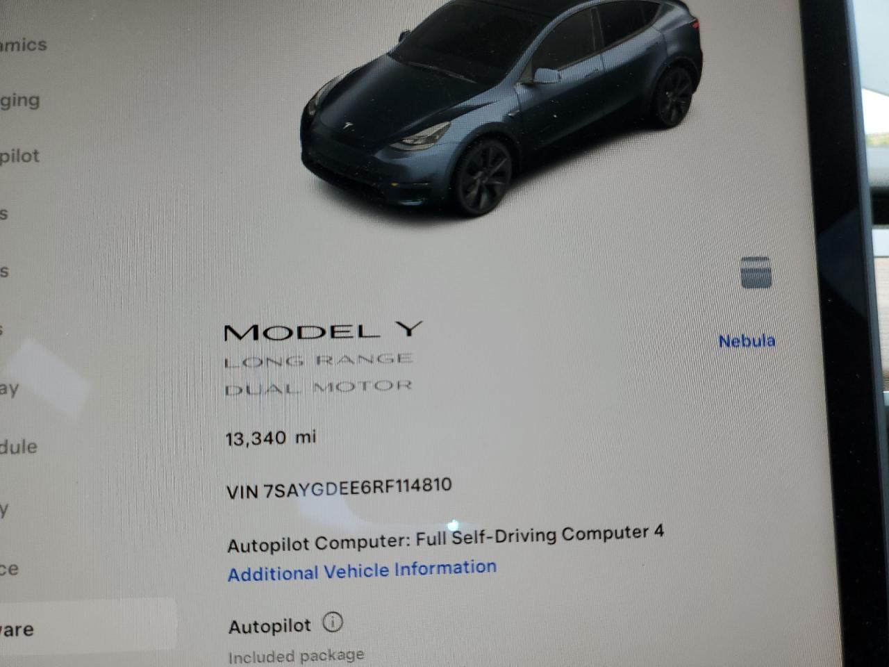 2024 Tesla Model Y VIN: 7SAYGDEE6RF114810 Lot: 68344145