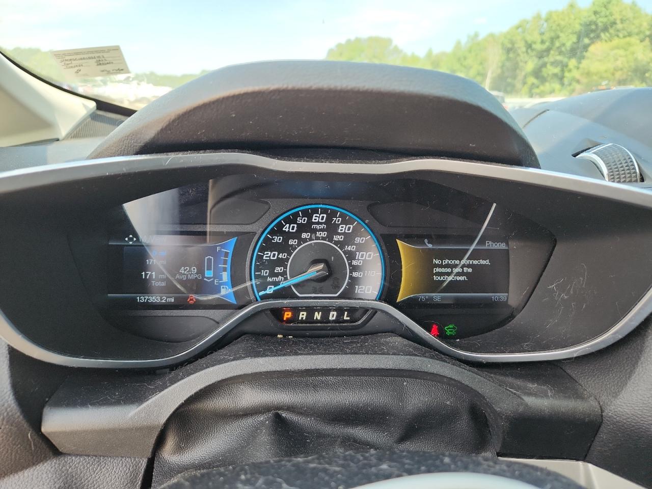 2013 Ford C-Max Premium VIN: 1FADP5CU6DL536423 Lot: 67268065