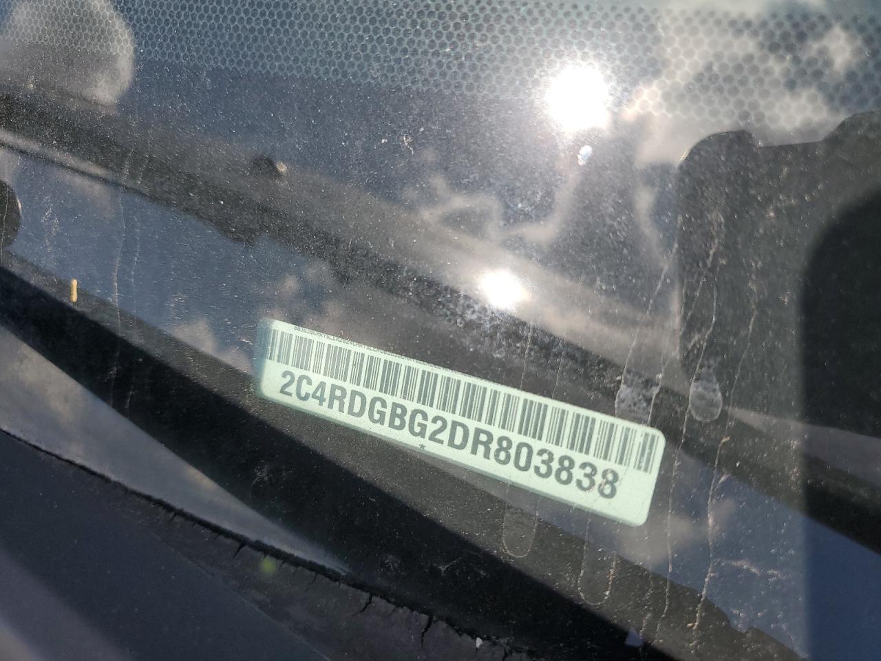 2013 Dodge Grand Caravan Se VIN: 2C4RDGBG2DR803838 Lot: 69050945