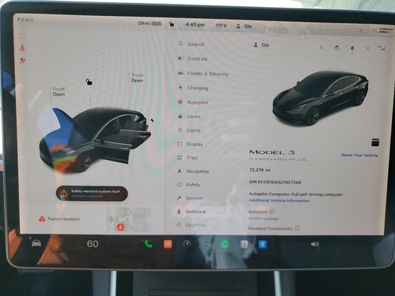 2020 Tesla Model 3 VIN: 5YJ3E1EAXLF657349 Lot: 68219305