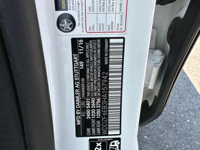 2017 MERCEDES-BENZ E 43 4MATIC AMG  