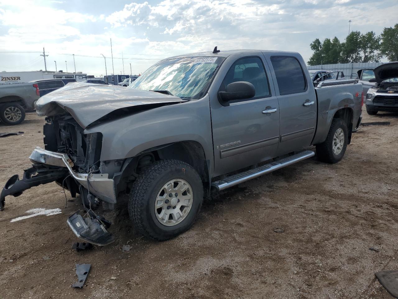 2007 GMC New Sierra K1500 grey null flexible 2GTEK133571602628 photo #1