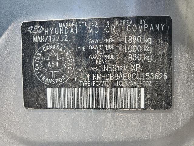 2012 HYUNDAI ELANTRA TOURING GLS  