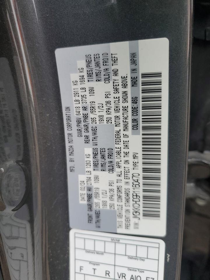 2024 Mazda Cx-90 Preferred Plus VIN: JM3KKCHD9R1160470 Lot: 68909735