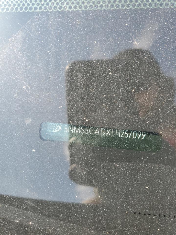 2020 Hyundai Santa Fe Limited VIN: 5NMS5CADXLH257099 Lot: 70456495