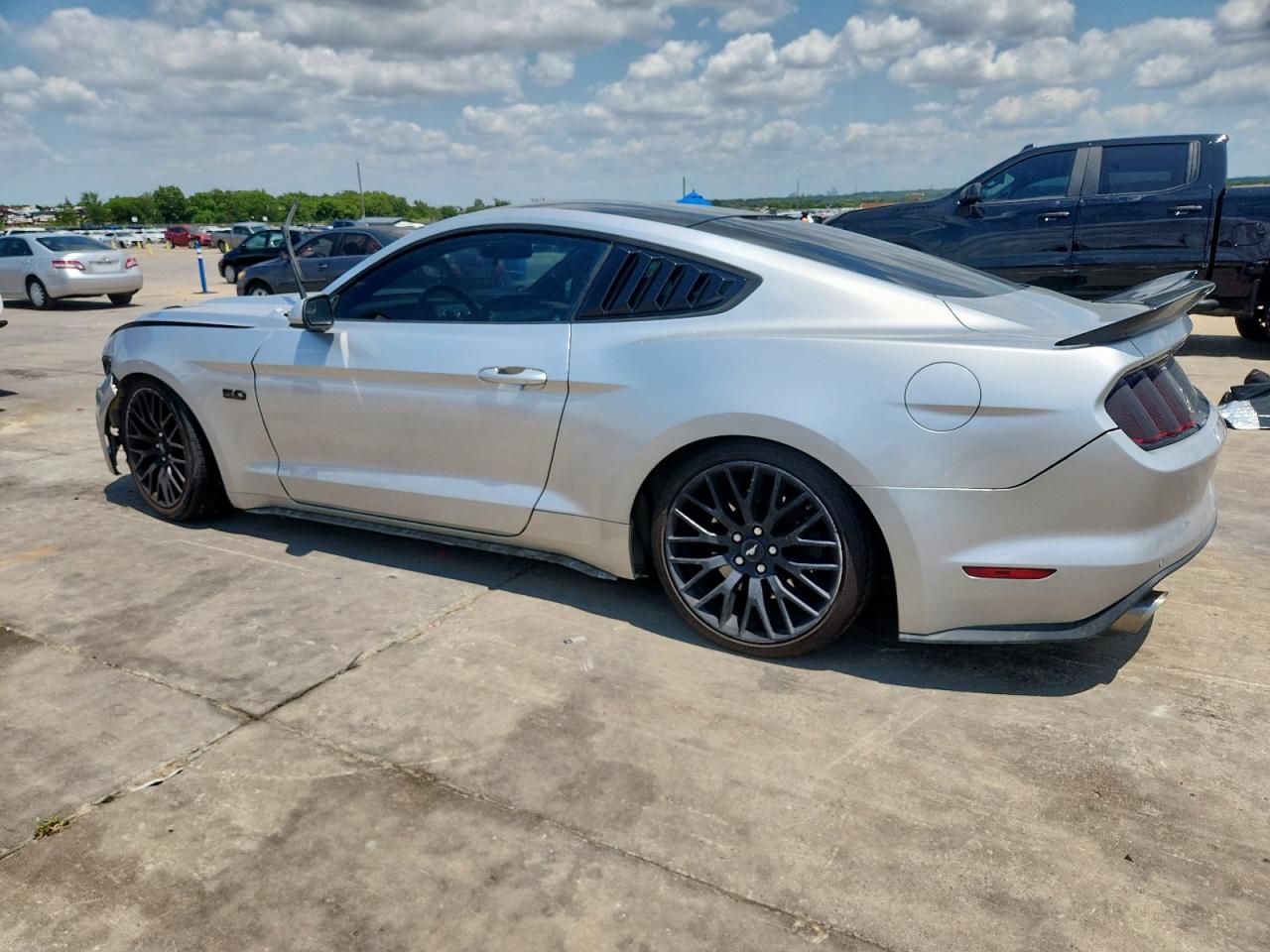 2016 Ford Mustang Gt silver coupe gasoline 1FA6P8CF4G5205943 photo #3