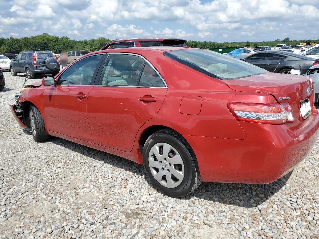 2010 Toyota Camry Base red null gas 4T4BF3EK9AR002392 photo #3