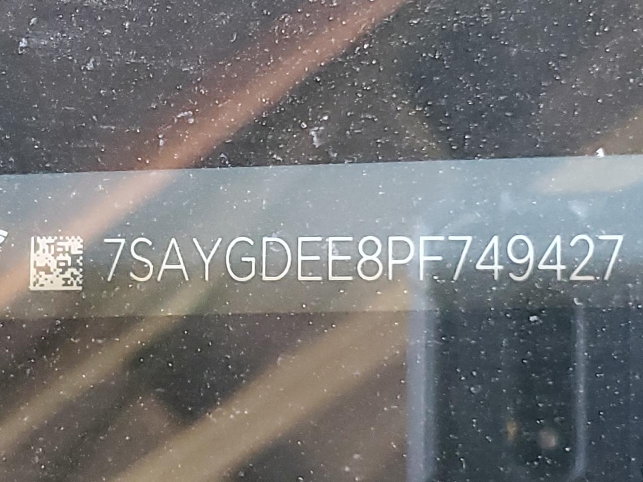 2023 Tesla Model Y VIN: 7SAYGDEE8PF749427 Lot: 71849825