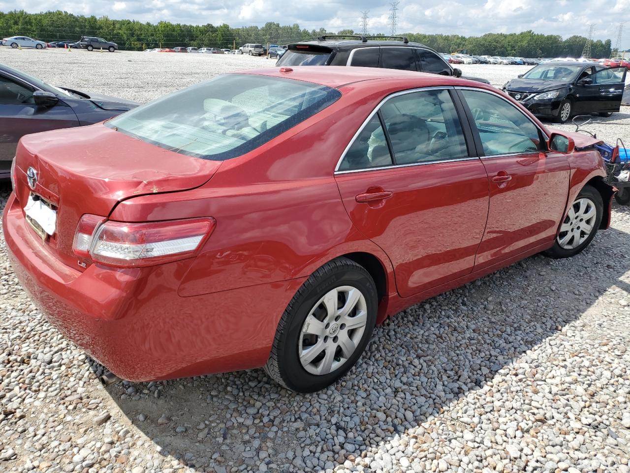 2010 Toyota Camry Base red null gas 4T4BF3EK9AR002392 photo #4