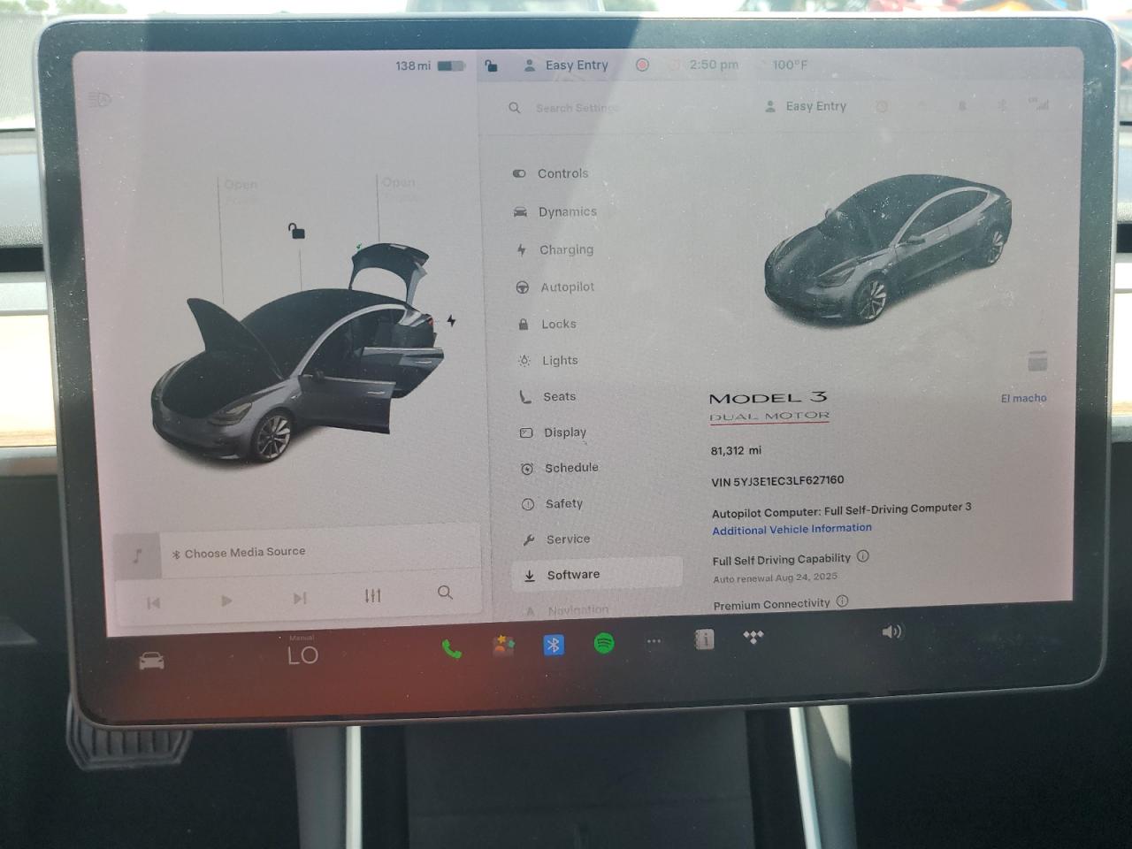 2020 Tesla Model 3 VIN: 5YJ3E1EC3LF627160 Lot: 67551125