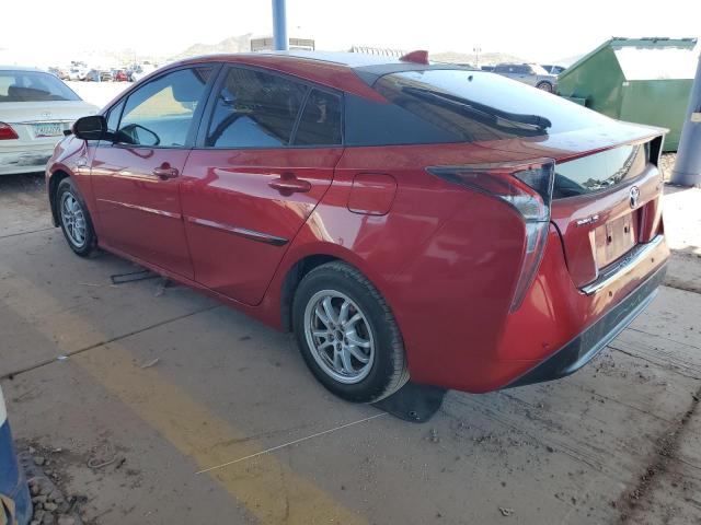 TOYOTA PRIUS 2018 Czerwony