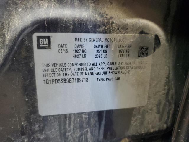 2016 CHEVROLET CRUZE LIMITED LT  