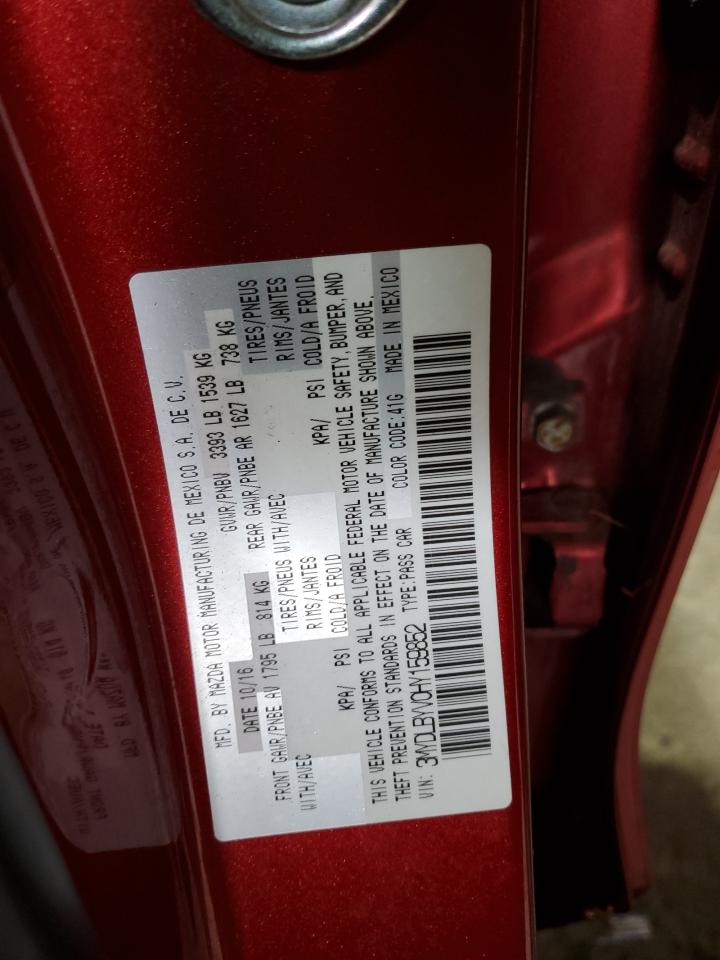 2017 Toyota Yaris Ia VIN: 3MYDLBYV0HY159852 Lot: 69660115