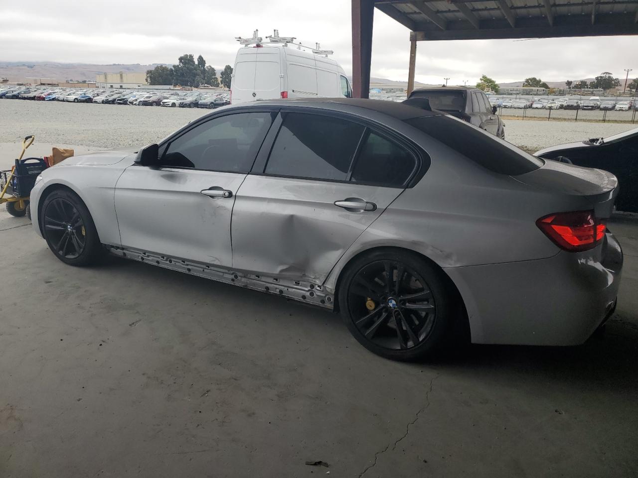 2013 BMW 328 I silver null gas WBA3A5C51DJ461591 photo #3