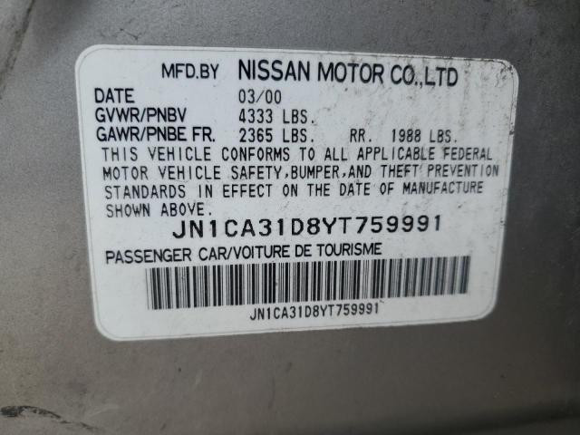 2000 NISSAN MAXIMA GLE  